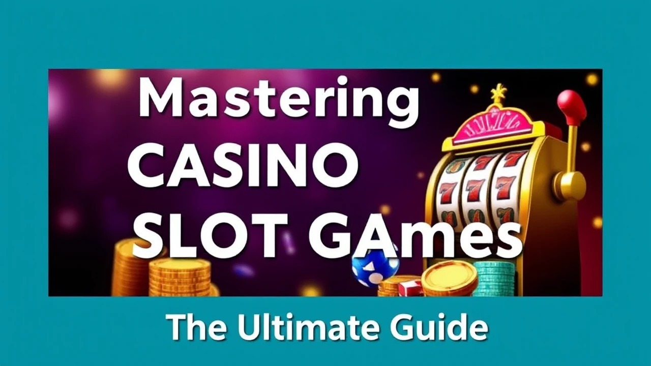 Mastering Casino Slot Games: The Ultimate Guide