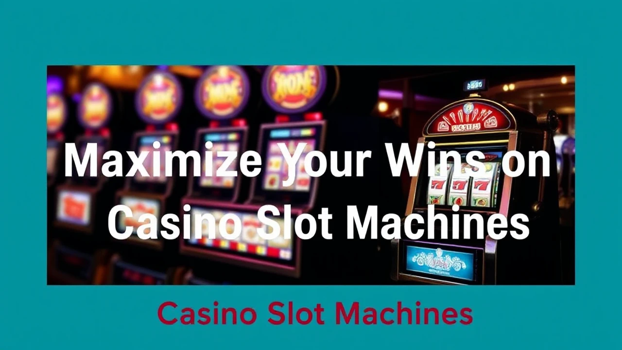 7 Ways to Maximize Your Wins on Casino Slot Machines